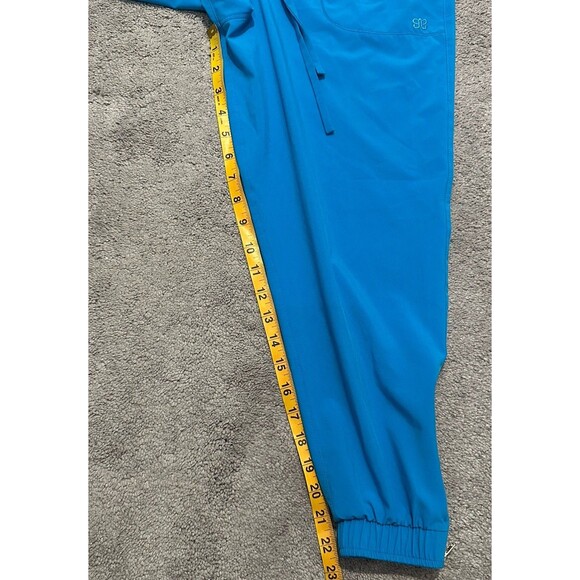 Albion Fit Jetsetters Jogger Pants Cobalt Blue XS Petite Casual Athleisure Cute - Picture 11 of 12